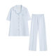 [Lycra cotton] simple not simple women's pajamas cotton short sleeve trousers pull rack cool cotton home clothes suit fashion