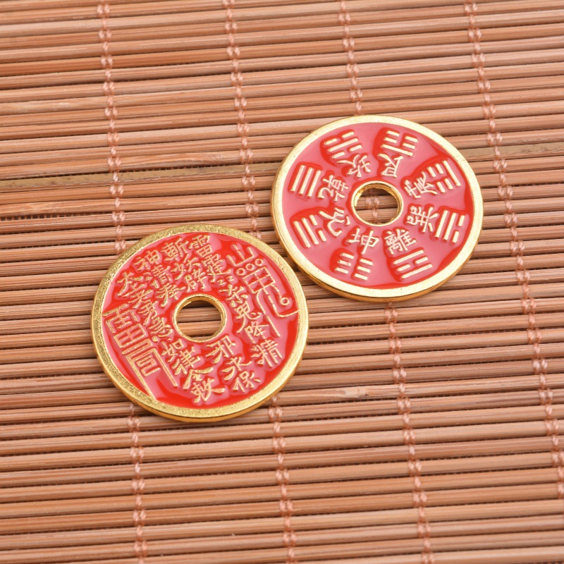 2.5cm 레드 브라이트 골드 엣지