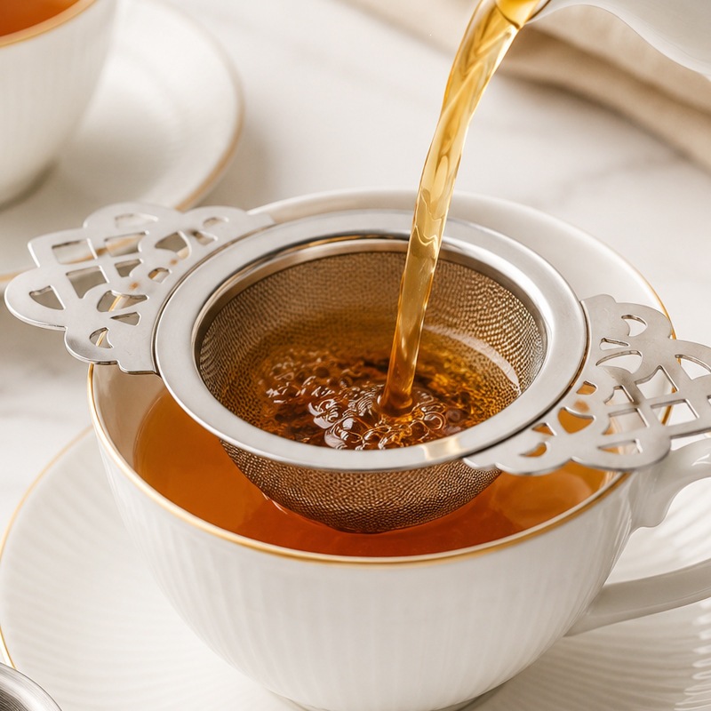 Creative tea cup stainless steel