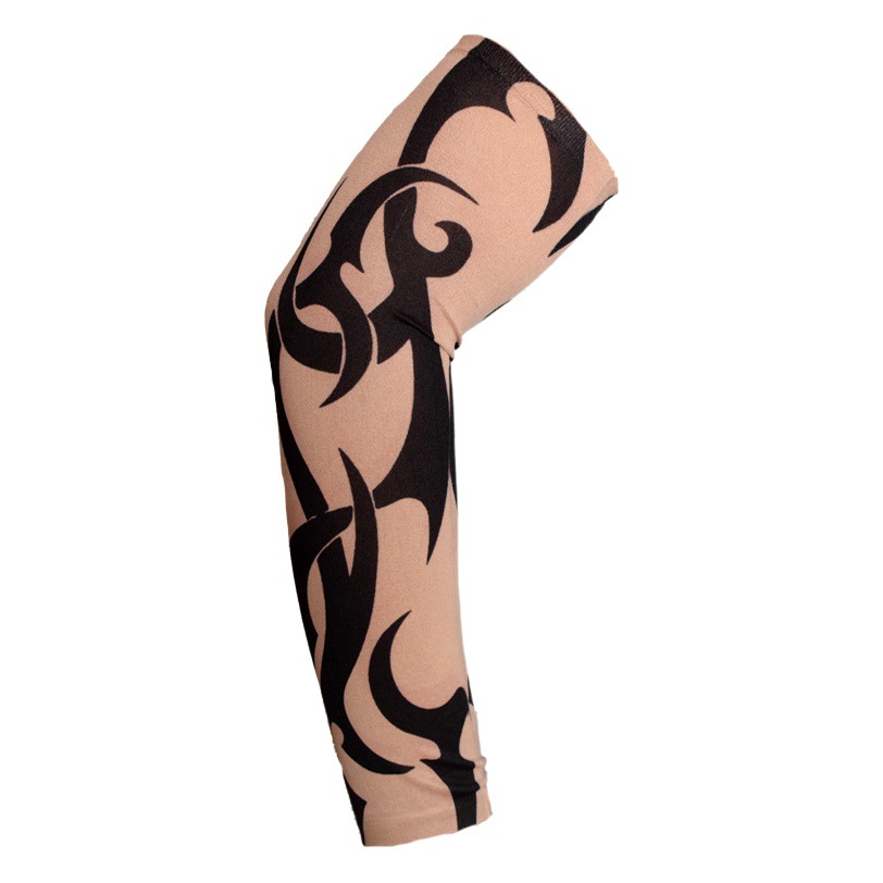 Flower Arm Tattoo Sleeves Cycling Sports Tattoo Sun Protection UV Protection Tattoo Sleeves