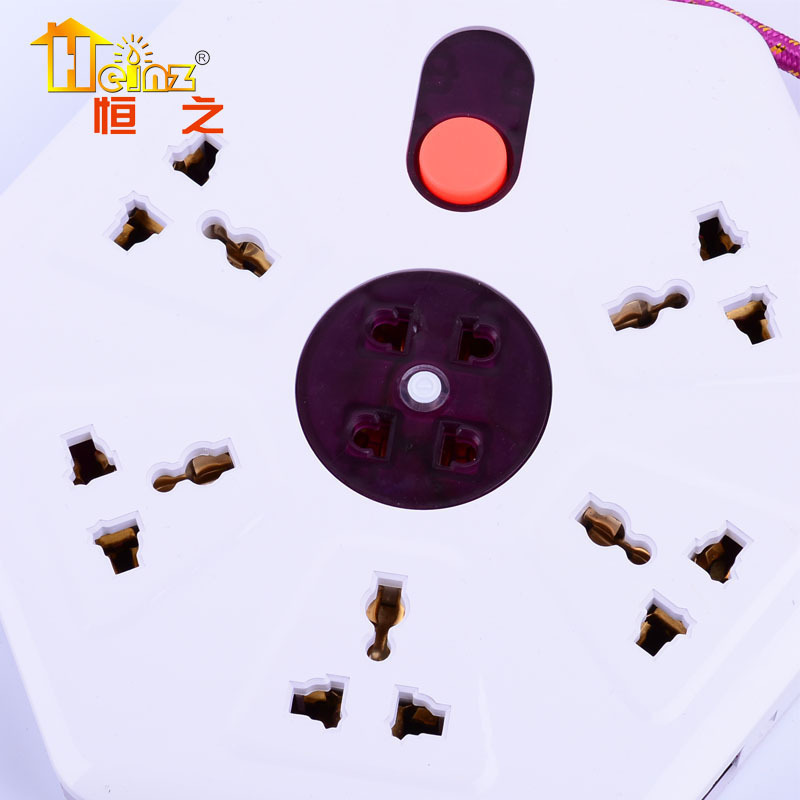 comercio exterior original 168 hexagonal con inserción lateral con conector inteligente multipropósito enchufe de conexión