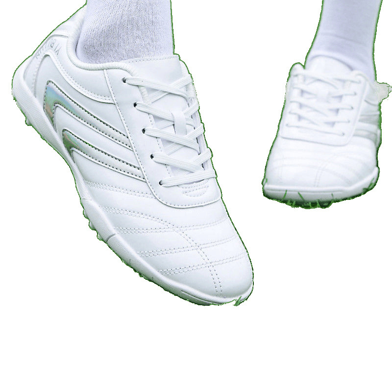 Zapatos de fútbol profesionales de mujeres TF clavos de interior niños adultos de primaria y secundaria zapatos de entrenamiento de niños clavos cortos comercio exterior