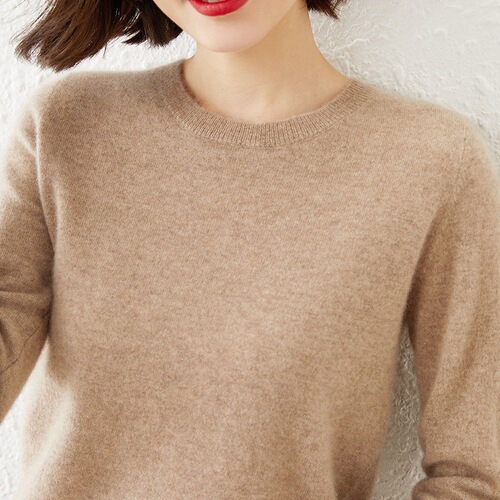 [Broken Size Sweater] Thickened Autumn and Winter Round Neck Knitted Bottoming Slim Fit Knitted Women's Sweater Warm Top