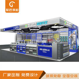 商场多经手机配件电脑展示柜定做手机壳柜台挂架洞洞板手机套矮柜