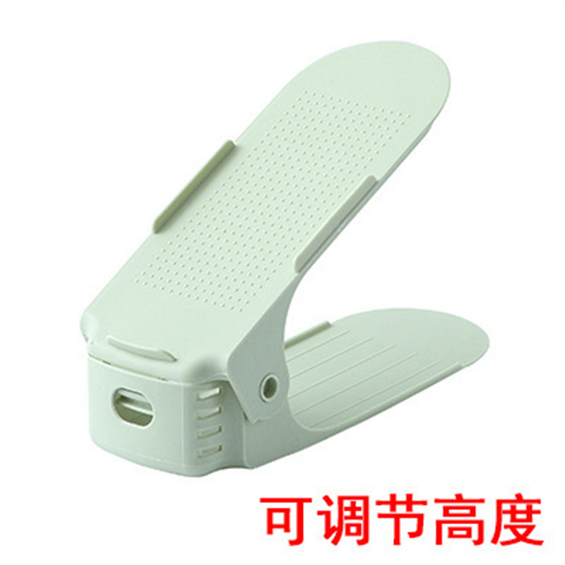 simple y grueso para artículos para el hogar soporte de zapatos integrado para almacenar soporte de zapatos simple de plástico de doble capa ajustable soporte de zapatos