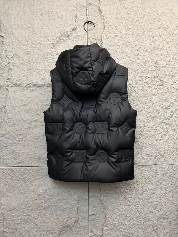 正确版驴家羽绒服背心秋冬新款3D印花保暖马甲男女同款潮牌外套|undefined