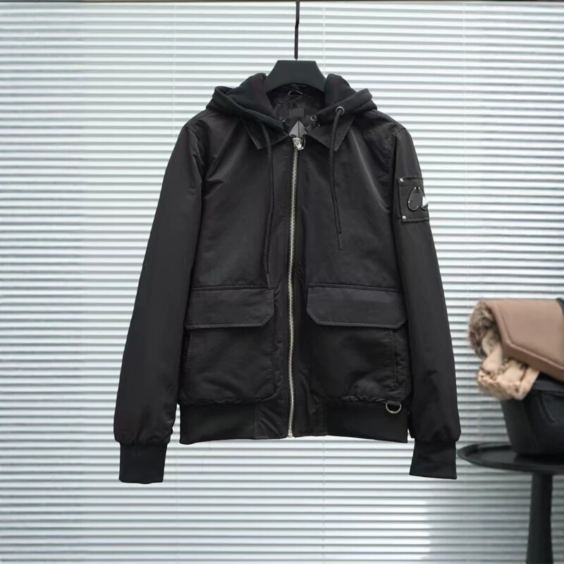 Cross-border foreign trade matte black label small scissors Knuckles bomber jacket men's clothing scissors down jacket outerwear Cross-border foreign trade matte black label small scissors Knuckles bomber jacket men's clothing scissors down jacket outerwear