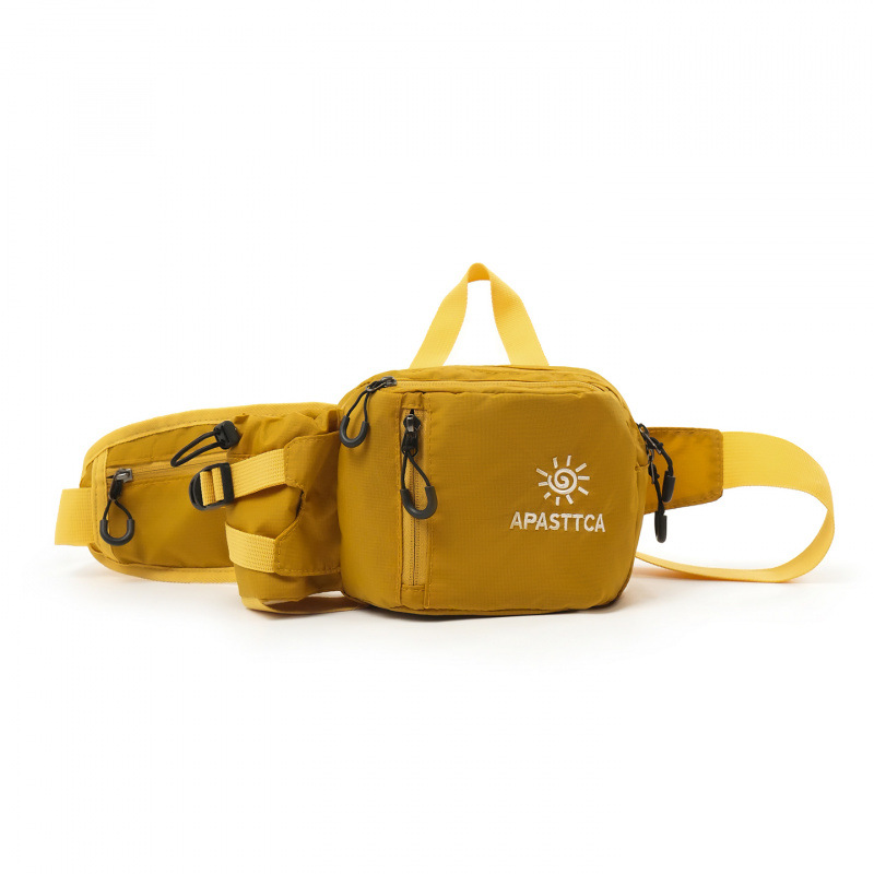 Diseño de nicho de moda al aire libre 2026 moda casual personalidad unisex bolso de pecho deportivo portátil de estilo extranjero