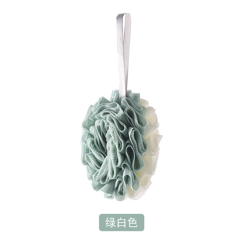 加大洗澡沐浴球泡澡球浴花双层搓澡搓背起泡洗浴洗澡巾蕾丝沐浴球|undefined
