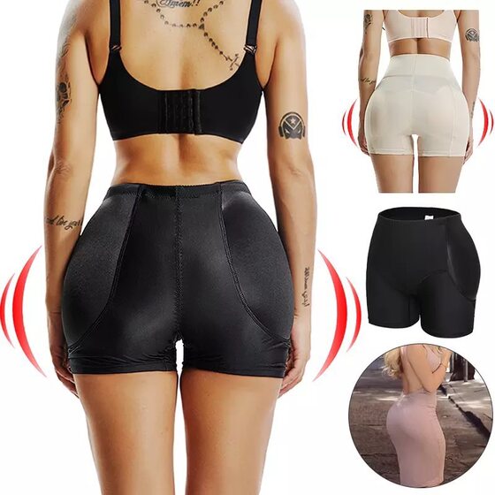 Cross-border Full-hip Underwear Bottoming Beautiful Hip Full-hip Fake Ass Hip-lifting Pants Fixed Sponge Pad Body-shaping Pants