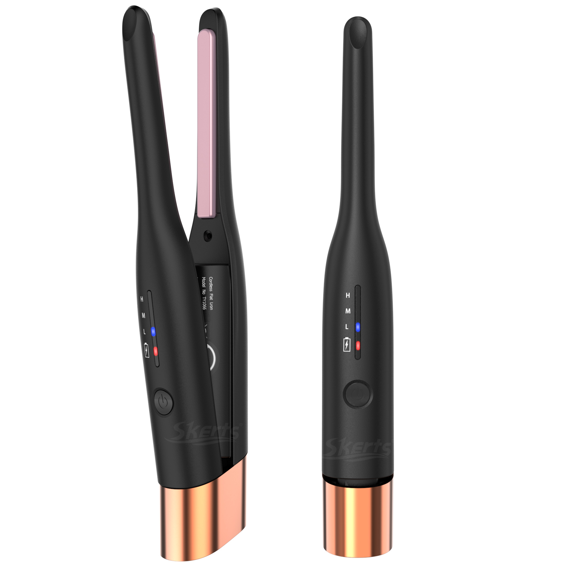 Corea del Sur versión estrecha USB inalámbrico pelo enderezador de los hombres pelo corto estilo curling stick conveniente clip recto rizador de pelo al por mayor