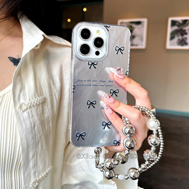 Suitable For Samsung Phone Case, S26 Ultra Feather Fabric, S25FE Bow, S24plus Protective Cover, S23 New Model_voghion.com