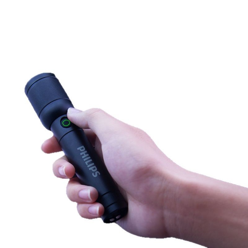 Linterna Philips/PHILIPS de Luz Potente SFL6168 Ultrabrillante con Zoom de Largo Alcance y Carga Tipo-C