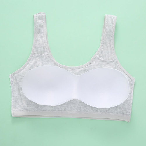 Underwear for girls, middle and high school students aged 13-18, large-sized girls during puberty, bralette-style tops for young girls