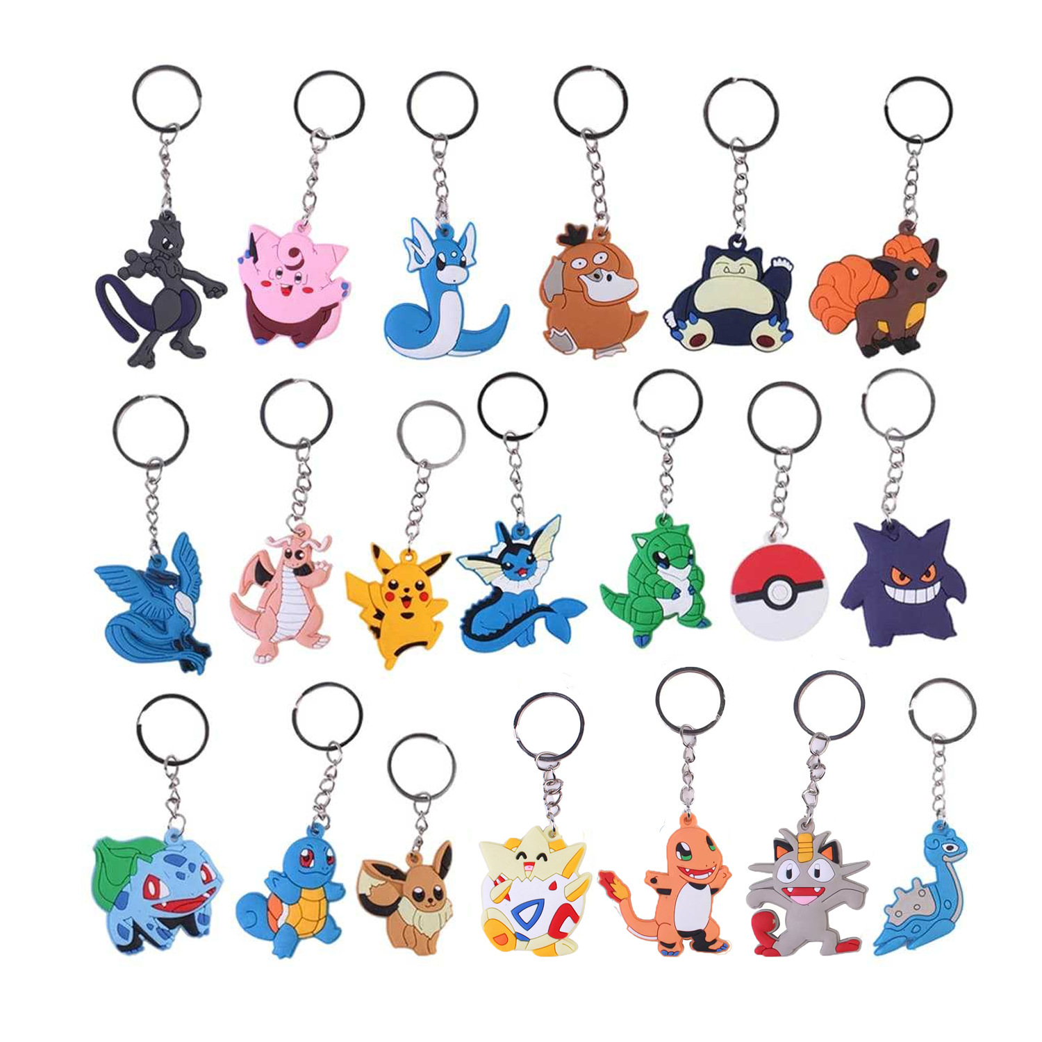 Cross-Border Amazon Pvc Dream Series Keychain Creative Personalized Car Bag Decoration Keychain Pendant Gift*