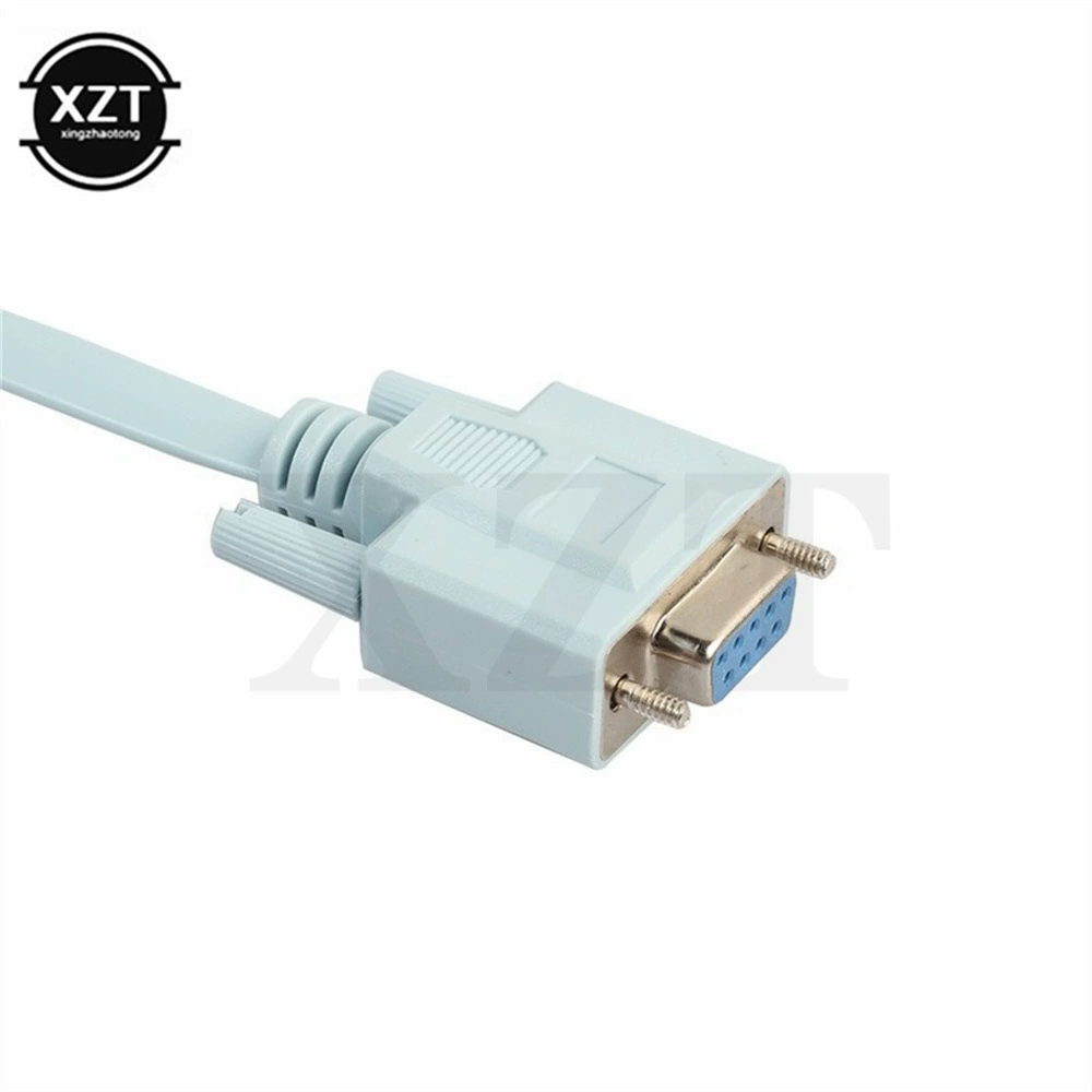 Фабрика напрямую управляет 1,5 метра для Cisco RS232 DB9 разъема материнского к RJ45 кристаллический разъем тестовой линии 232