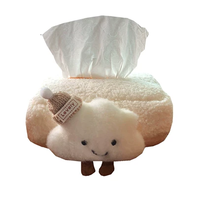Bag, Large Capacity, Cute Cloud — Car tissue box/set