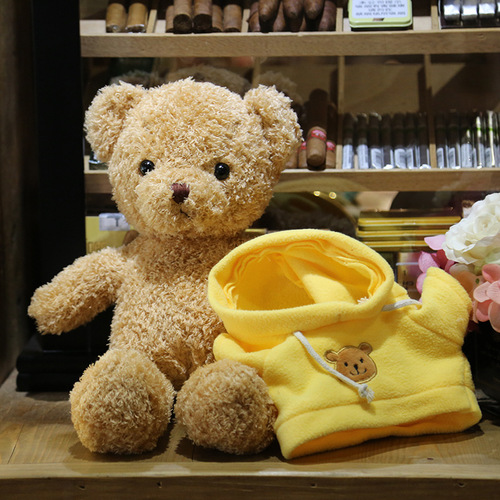 Factory Direct Sweater Bear Doll Teddy Bear Plush Toy Wholesale Doll Doll Birthday Gift Dropshipping