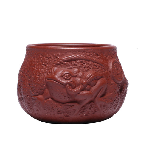Yixing Zisha Teapot Hand-painted Tea Cup Original Red Emperor Gold Toad Tea Cup Single Piece Wholesale Gift One-time Delivery