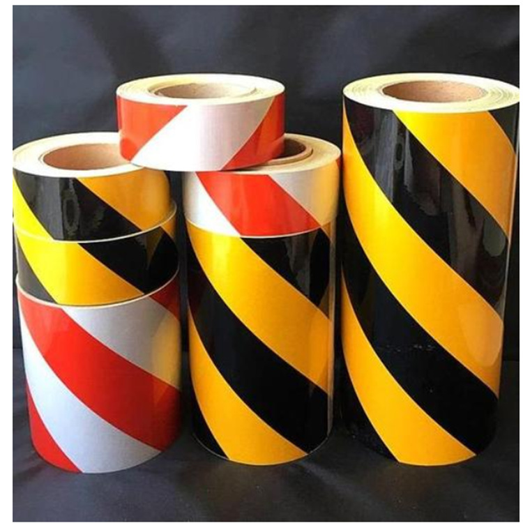 防静电黄色警示地板胶带 安全区域警示胶带 耐磨黑黄地标线胶带