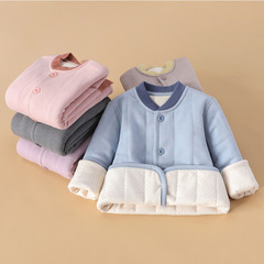 校服神器内搭2025新款儿童棉服秋冬款男童女童加绒保暖衣内胆上衣