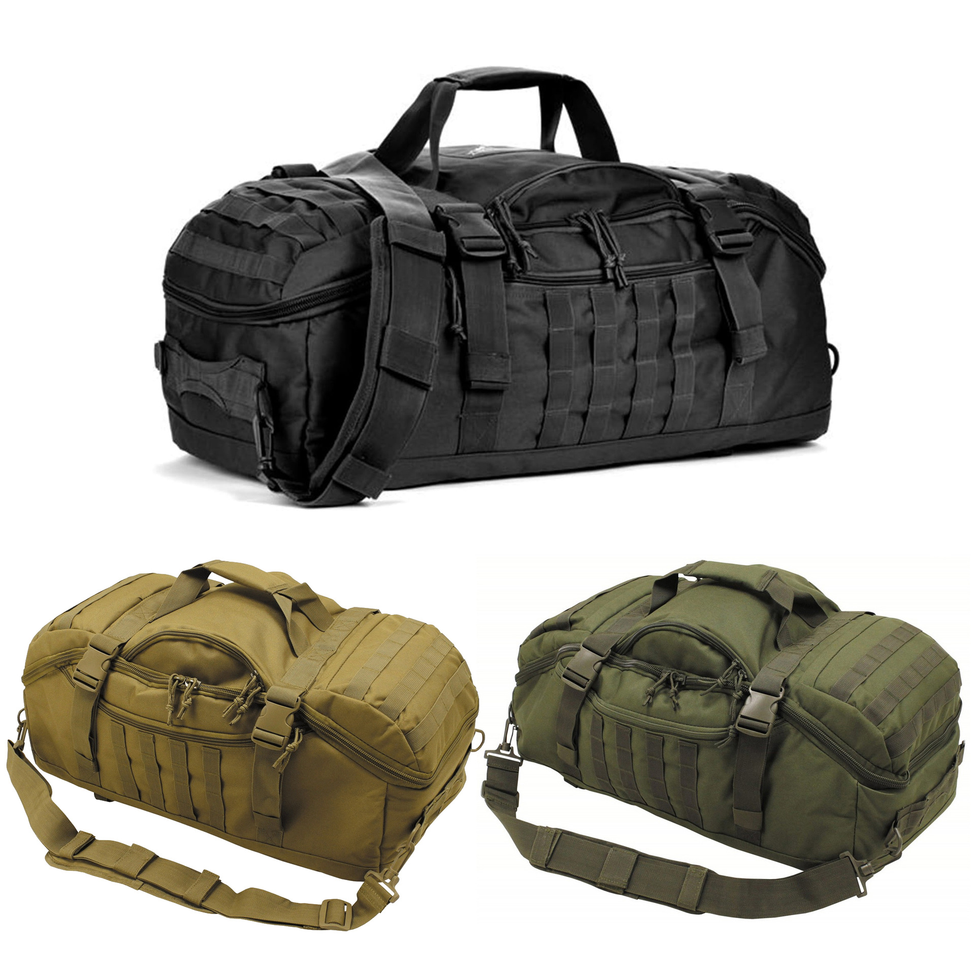 Amazon bolsa de gran capacidad función al aire libre mochila de montaña viajes de transporte de equipaje bolsa mochila táctica