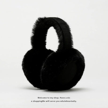 UG同款冬季毛绒耳套女情侣加厚便携包耳暖高颜值可爱女生防寒耳罩