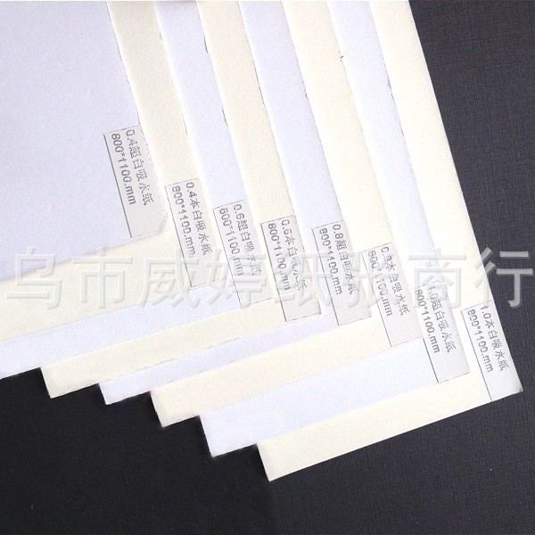 0.4-1mm papel absorbente de pulpa de algodón papel de fibra de papel de tarjeta de perfume pintura caligrafía tarjeta de visita con papel de textura