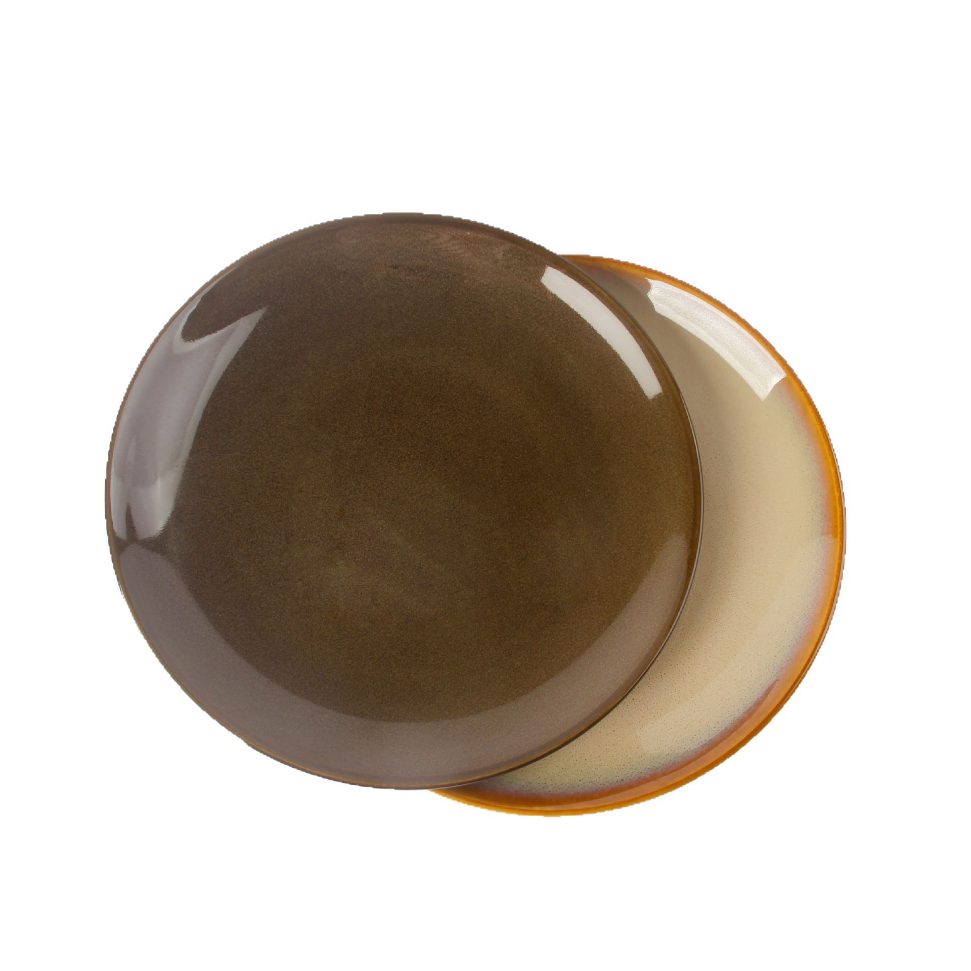 El horno cambia el color de la melaza de la exportación del comercio exterior [un solo producto de gama alta de la marca] placa occidental placa plana de 10 pulgadas Placa de filete