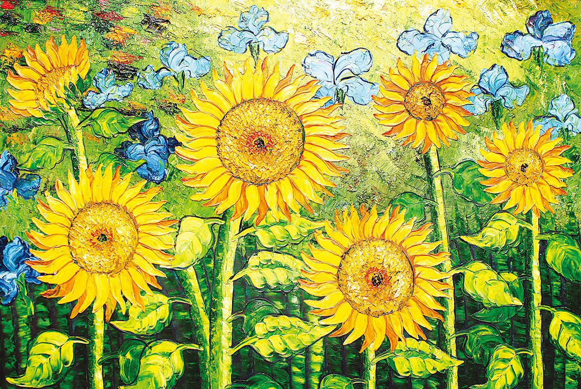 Adultos 1000 unidades pintura de fama mundial Van Gogh cielo estrellado juventud papel educativo rompecabezas descompresión juguete suministro directo fábrica