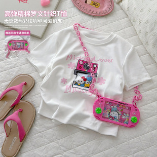 �x��ëŮͯ���޶���T��Hello Kitty�¿����b���Cӡ���ɐ۶̿�����