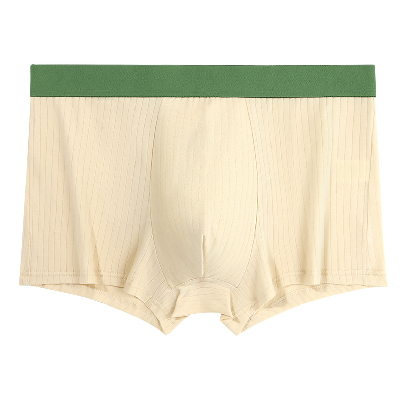 Pantalones interiores de hombre algodón, pantalones de algodón antibacterianos, mallas de entrepierna, tendencia de los jóvenes, pantalones individuales