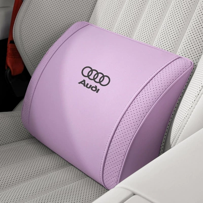 Car Headrest, Car Lumbar – Headrest - small-k-velvet-taro-purple-audi-lumbar-support-1-piece