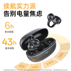クロスボーダープライベートモデル z12 Bluetooth ヘッドセット、長時間の通話、長時間装着しても痛くないワイヤレスヘッドセット、クリップオンイヤー OWS ヘッドセット