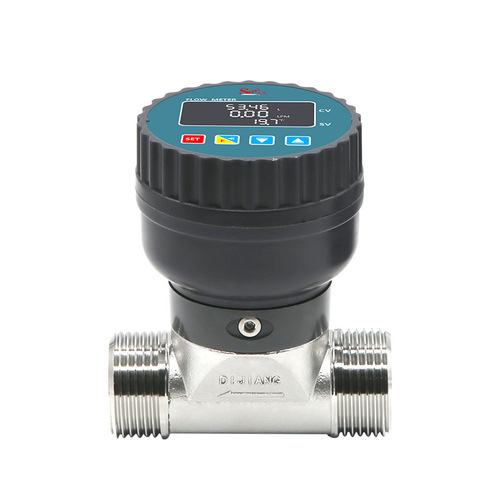 Digital flow meter wastewater pipeline large diameter flow stainless steel valve body acid and alkali resistant 485 data transmission