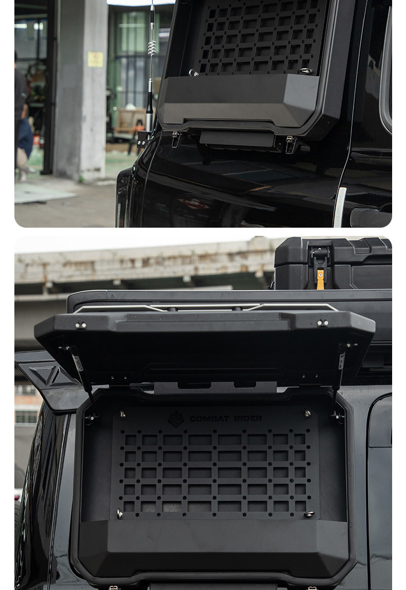 Explorer Mecha Backpack Outdoor Camping Car Roof Expansion Explorer Car Roof Rack Awning Side Tent
