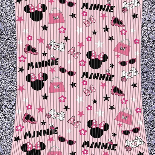 New rain silk curtain 1*2M cartoon Mickey Minnie unicorn suit children's birthday party venue layout