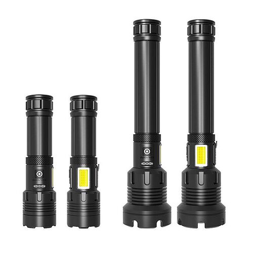 Cross-border P90 telescopic zoom bright flashlight COB home outdoor night riding long-range P70 bright flashlight