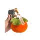 Good persimmon pendant keychain imitation rex rabbit fur small persimmon car pendant cute plush schoolbag gift wholesale