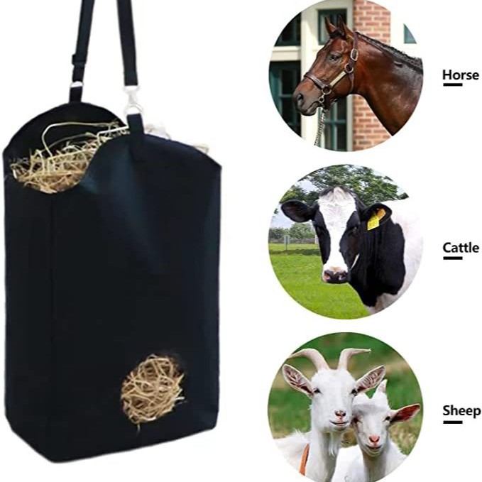 跨境马草包干草包马粮食袋马场喂食防水慢喂食便捷马草包马草袋子