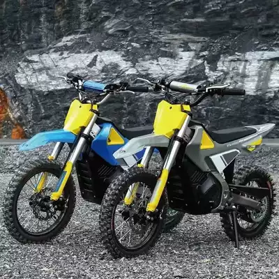 Foxboy Kidsren's Off-Road Electric Motorcycle Youth Electric Off-Road Is Suitable for Teenagers Aged 10-15 Years Old to Ride