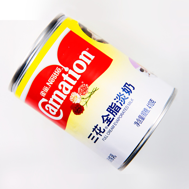 Nestl&eacute; Three Flowers Full-Fat Milk 410g Three Flowers Full-Fat Condensed Milk Hong Kong Style Milk Tea Desserts Baking Coffee Wholesale