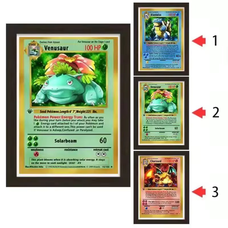 Animación 3D Pintura tridimensional Bao Ke Meng Póster Dragón que escupe fuego/Tortuga de flecha de agua/Miao Frog Semilla Pintura de rejilla Spot al por mayor