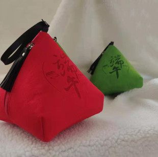 Dragon Boat Festival Felt Gift Bag Rice Dumpling Packaging Gift Box Corporate High-End Souvenir Felt Bag Large Capacity Handbag