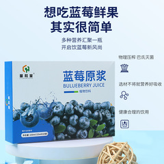 蓝莓原浆植物饮料浓缩果汁鲜果鲜榨浓缩饮品厂家现货批发一件代发