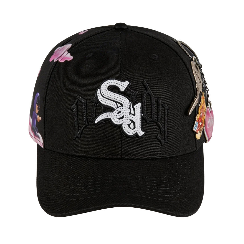 Nuevo Meike Duo Dandy bordado ajustable gorra de boca de pato borde curvo gorra de béisbol con diamantes barba tío