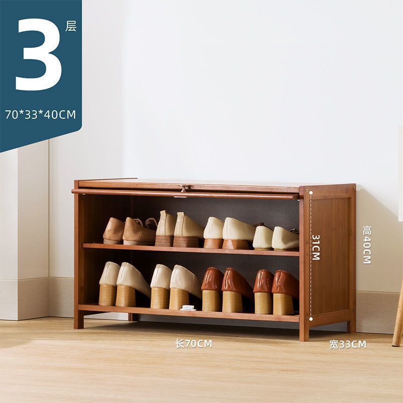 Fábrica directa puerta doméstica almacenamiento interior de gran capacidad ahorrar espacio gabinete de zapatos simple a prueba de polvo dormitorio de alquiler de vivienda