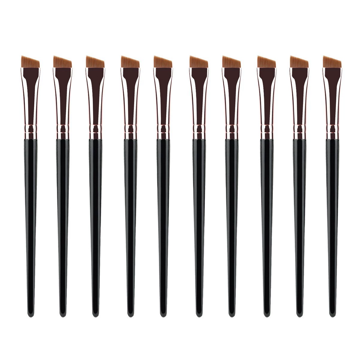 Источник оптовой продажи тонкой складной угол eyeliner кисть локоть кисти детали кисть серп, край лисы паола
