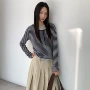 广州撞色新款条纹毛衣
