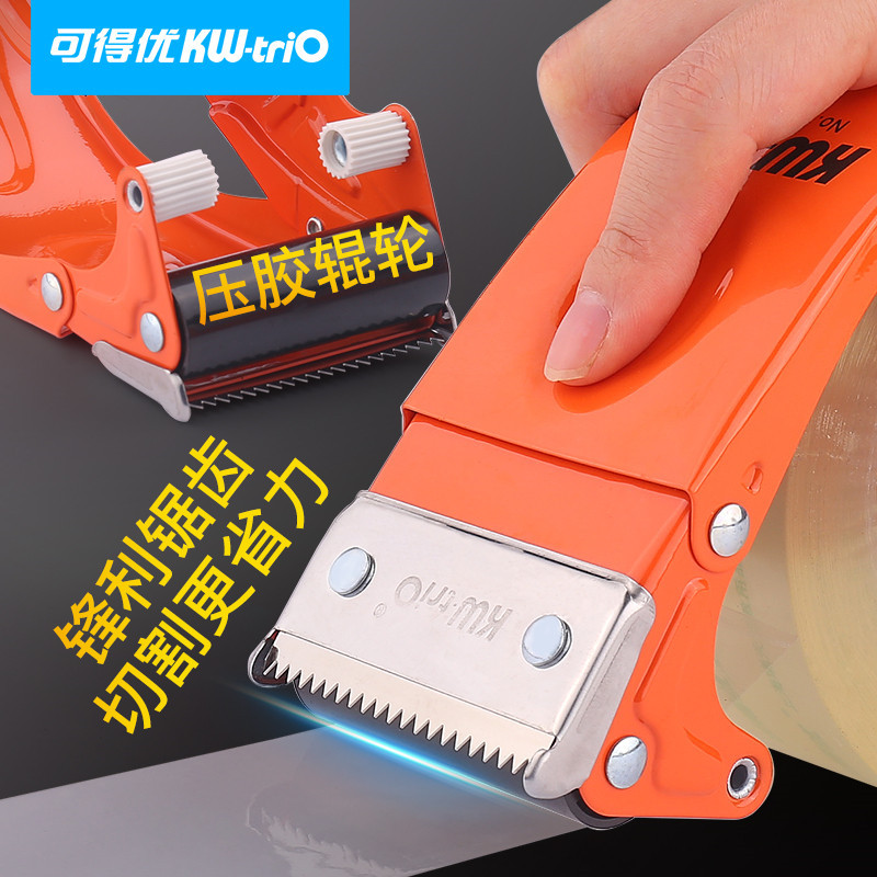 Fabricante de empacadoras Kedeyou al por mayor cortador de cinta metálica de 60mm de ancho, empacador de cinta, sellador de mano